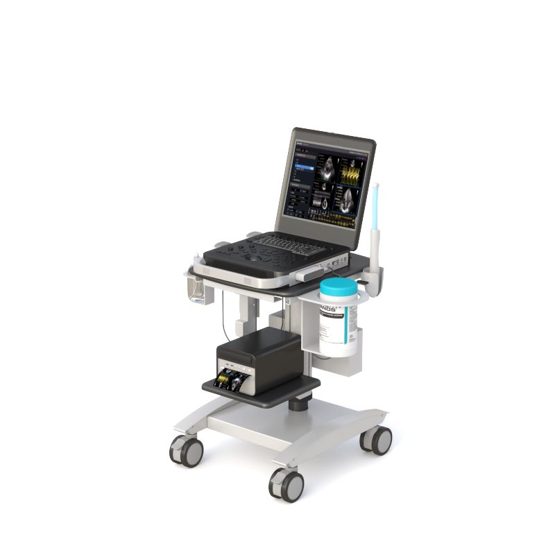 Portable Ultrasound Machine Mobile Cart - Reliable Mobility and Ergonomic Design for Ultrasound Workflows - Image 4