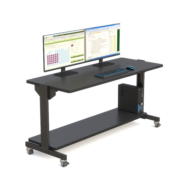 AFC Dual-Shelf Utility Cart 60-Inch: Durable and Mobile Equipment Cart for Professional Environments - Image 4