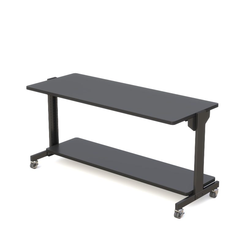 AFC Dual-Shelf Utility Cart 60-Inch: Durable and Mobile Equipment Cart for Professional Environments - Image 3