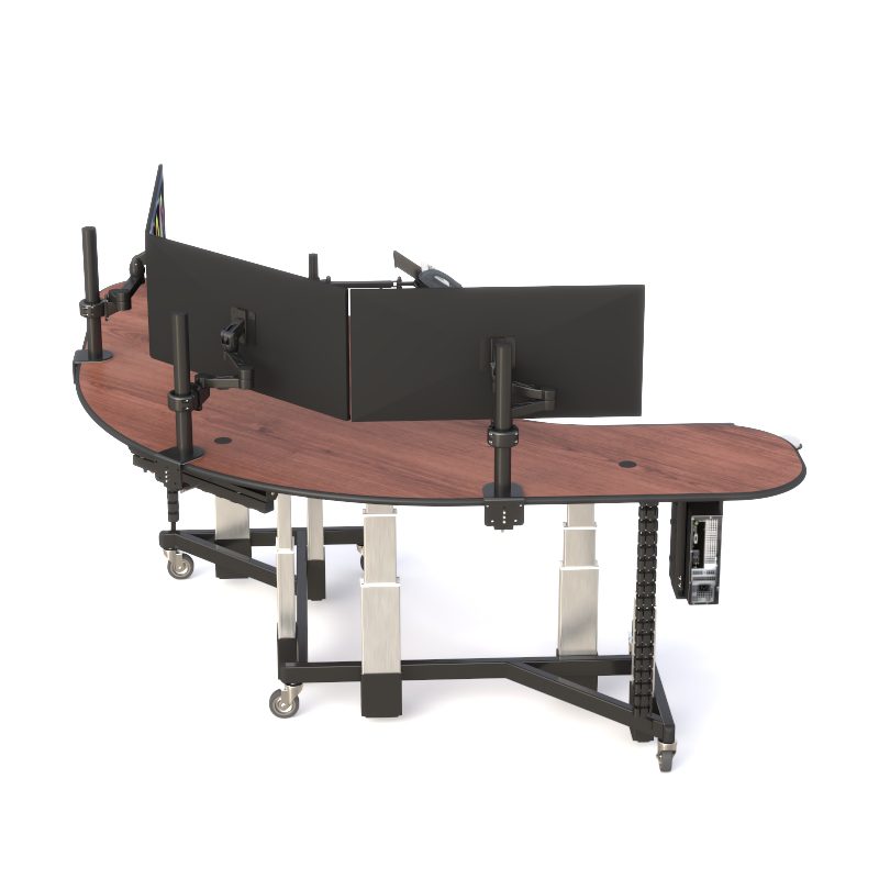 AFC Elite Multi-Monitor Radiology & Control Room Workstation - Image 5
