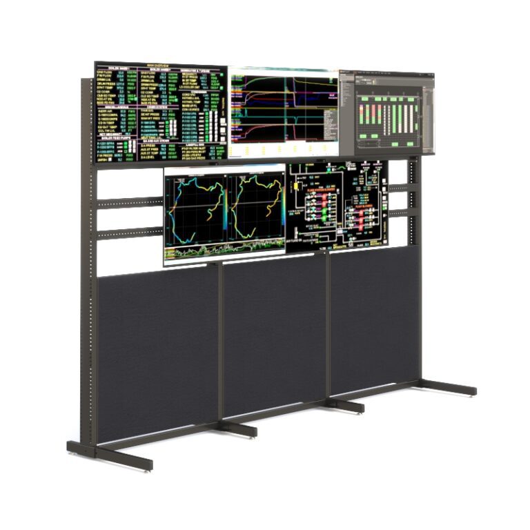 Modular Control Surface Modular Control Room Display Frame - AFC Industries