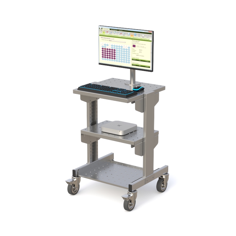Space-Saving Cleanroom Technology Cart 21 01 8 AFC Industries