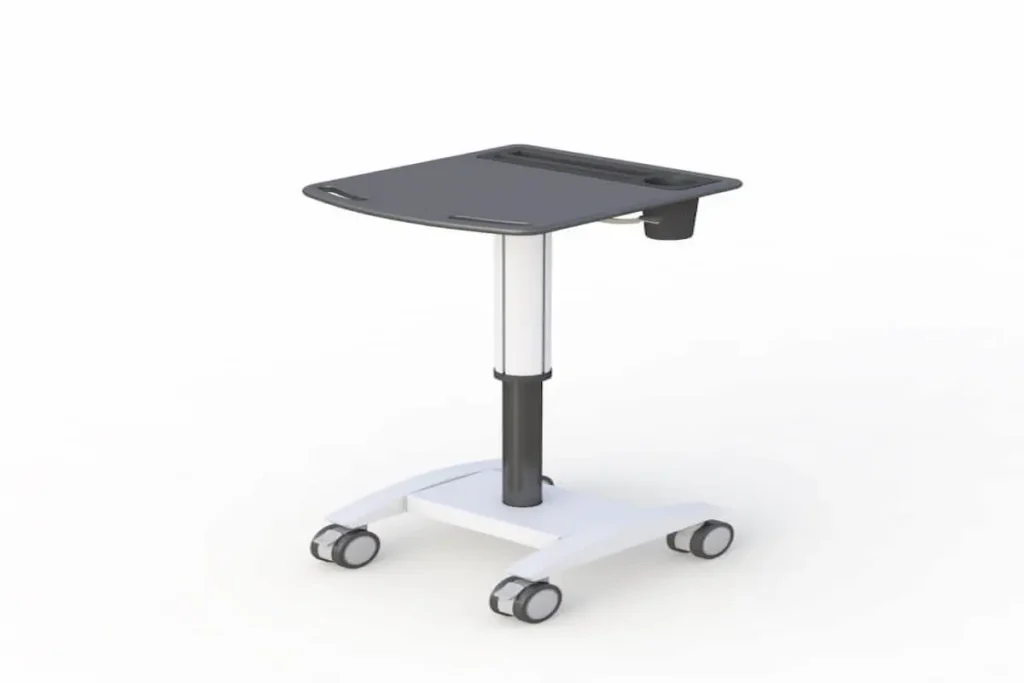 Height Adjustable Laptop Cart with Built in Cup and Pen Holder V Height Adjustable Laptop Cart with Built in Cup and Pen Holder V