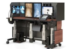 stand up desks for radiology workstation x