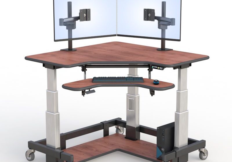 AFC's Tablet Cart for Retail Use for in-store applications.