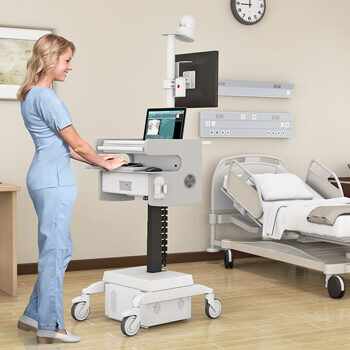 telemedicine cart hospital nurse usage